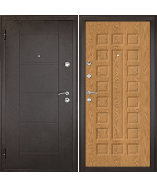 Входная дверь «Квадро» (Дуб золотой)