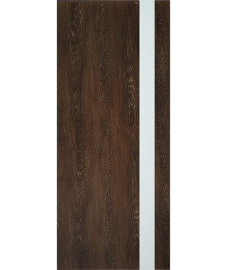 Дверь из экошпона Платинум П-5 Шале мореный (Белый лакобель)